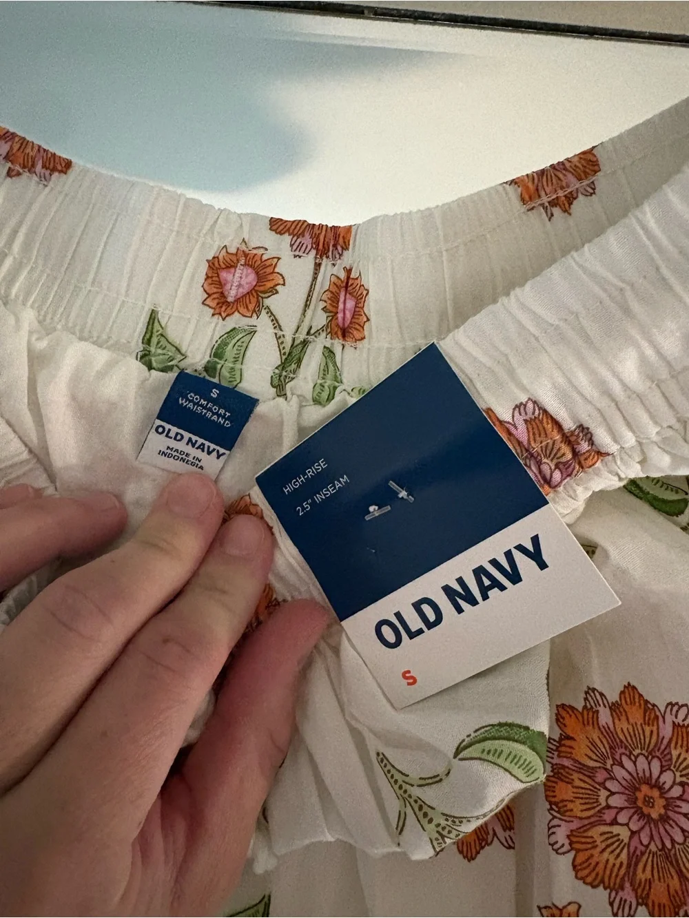 Old Navy High Waisted Floral Shorts